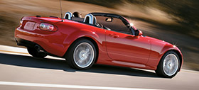 2011 Mazda MX5 Miata on the Road