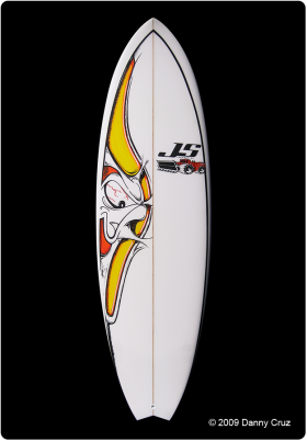 Art on a JS Surfboard