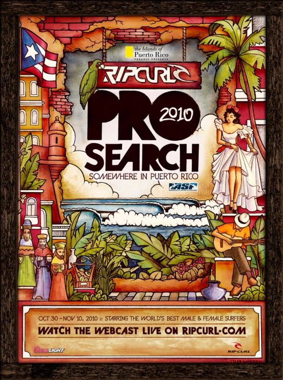 Rip Curl Pro Search Poster