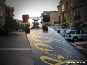 Arbor Assault Longboard at Dusk