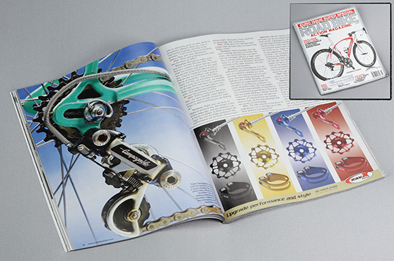 Road Bike Action Magazine May 2011 Ad Layout