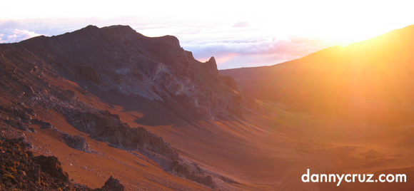 Landscape Crater Sunrise